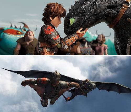 【ヒックとドラゴン2】場面写真