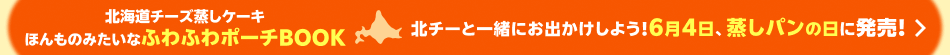 北海道チーズ蒸しケーキ