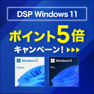 DSPWindows11ポイント5倍