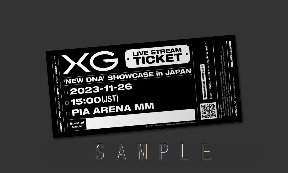 2022モデル XG NEW DNA Xver. G ver. X bag カードスタンド