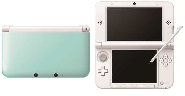 レビュー高評価の商品！ (準美品)ニンテンドー3DS ミント×ホワイト LL