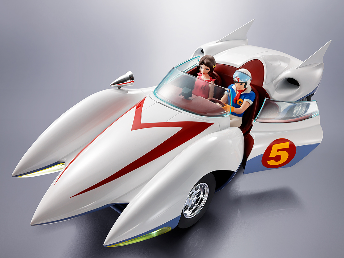 クラブM　1/24　マッハ号　三船剛フィギュア付属　未塗装未組立キット　ジャンク クラブM 1／24 マッハGOGOGO マッハ号 三船剛