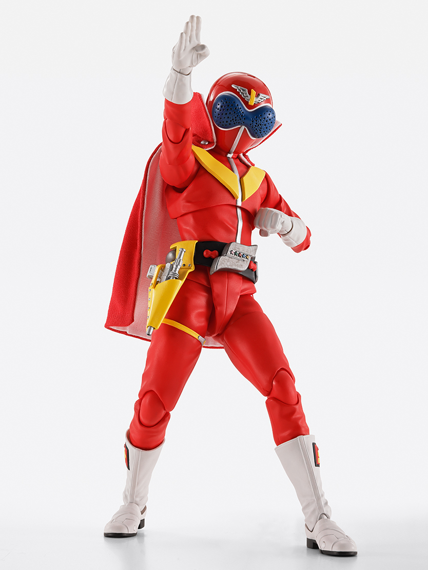 ゴレンジャー指人形 スーパー戦隊 ソフビ アカレンジャー - メルカリ
